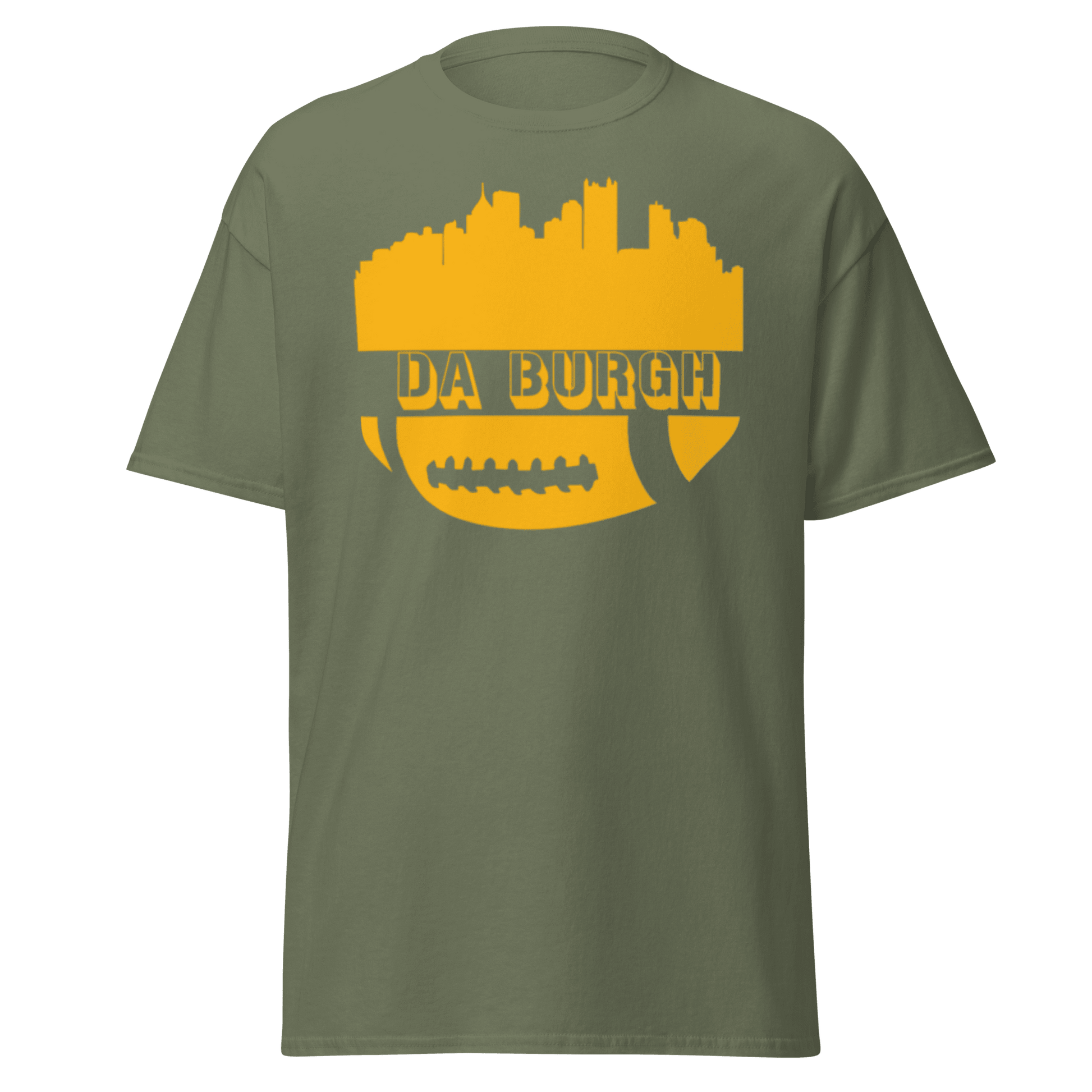 Da Burgh T-Shirt Yinzergear Military Green S 