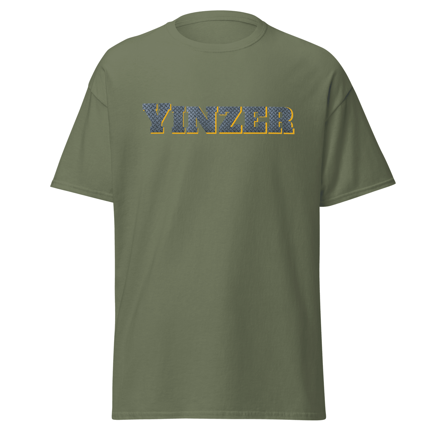 Steel Yinzer T-Shirt - Burgh Proud Yinzergear Military Green S 
