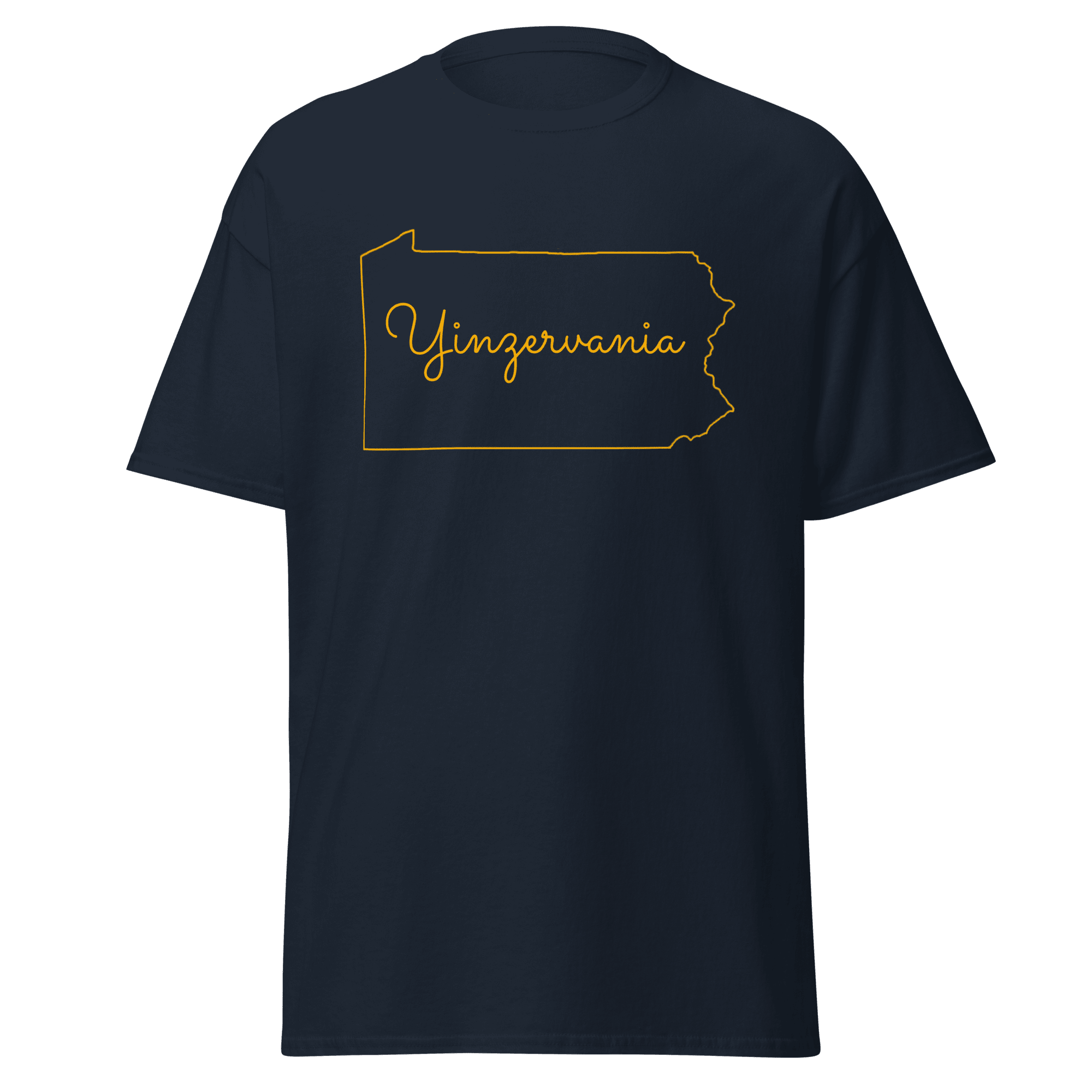 Yinzervania T-Shirt Pittsburgh tee on navy tee | Yinzergear
