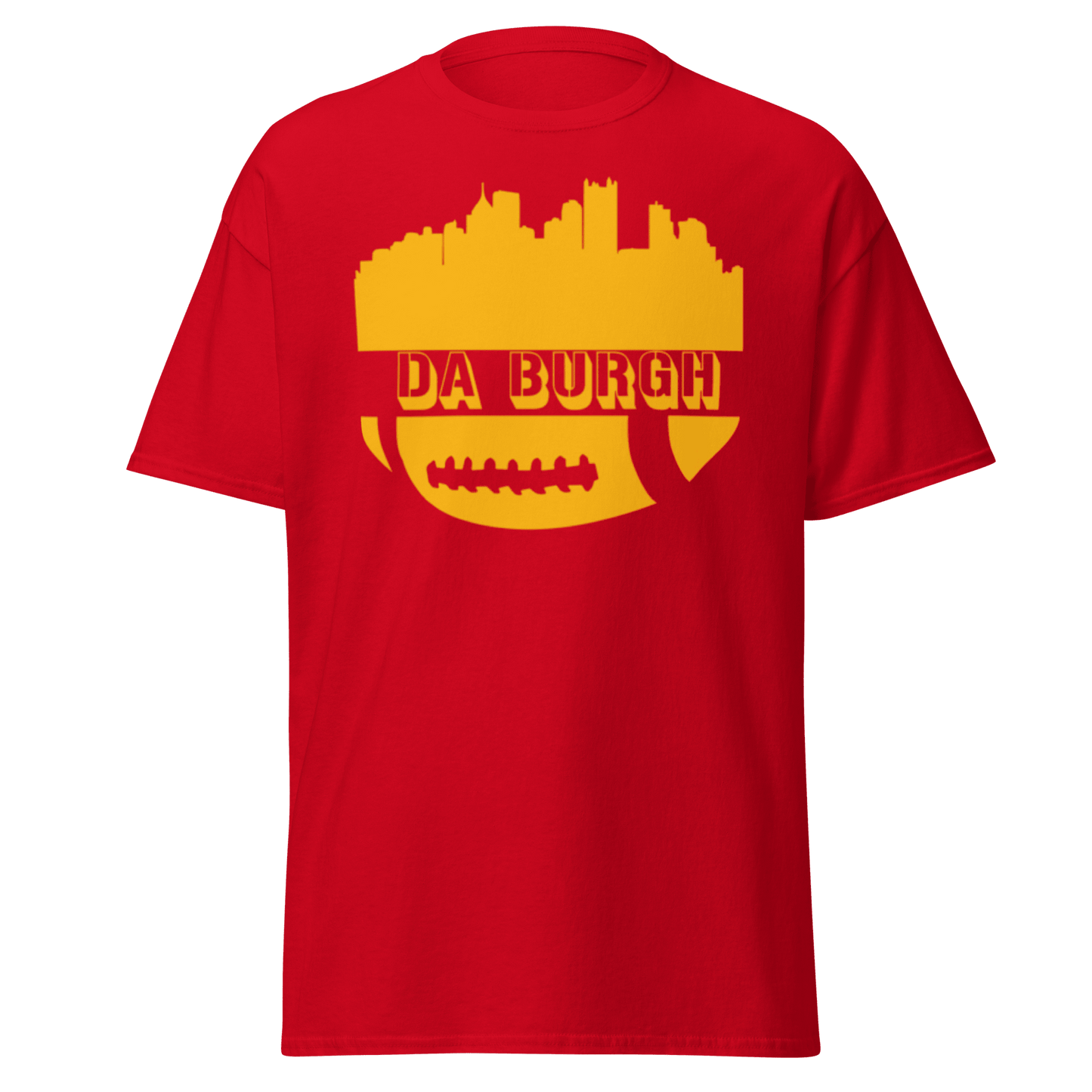 Da Burgh T-Shirt Yinzergear Red S 