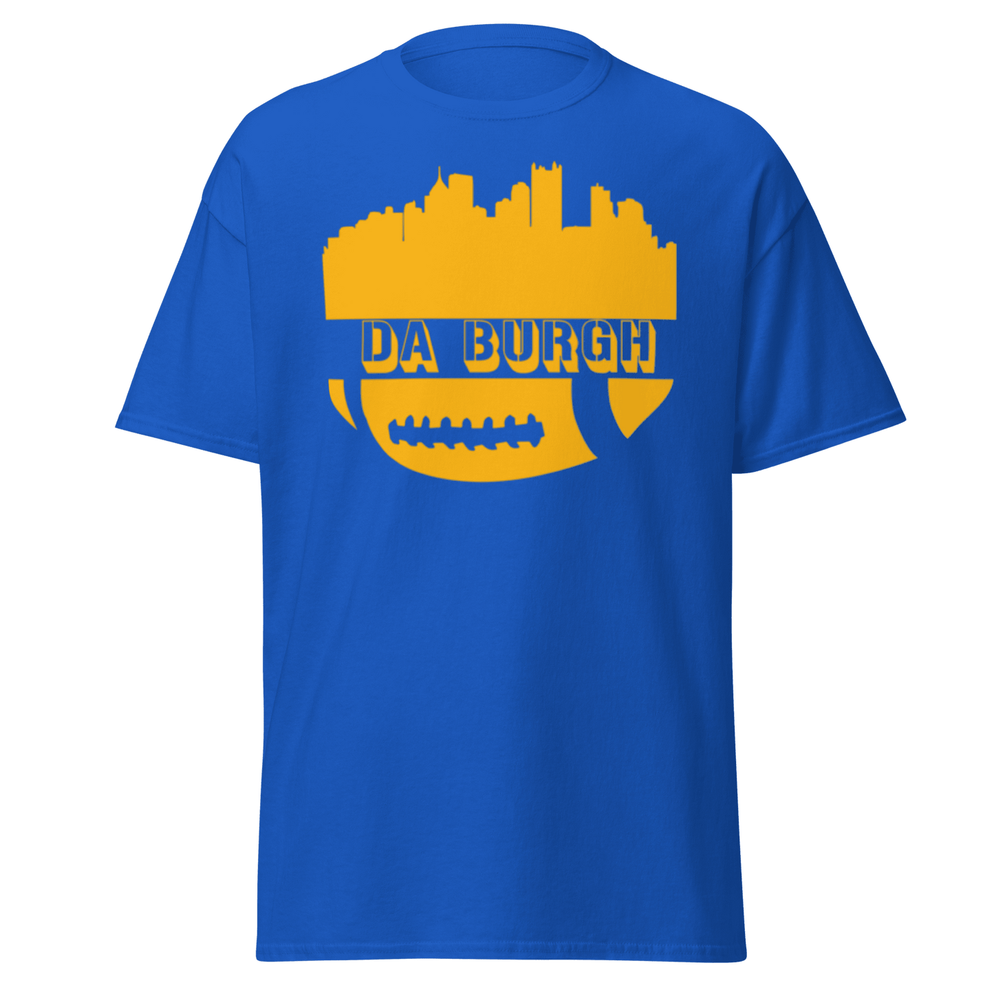 Da Burgh T-Shirt Yinzergear Royal S 