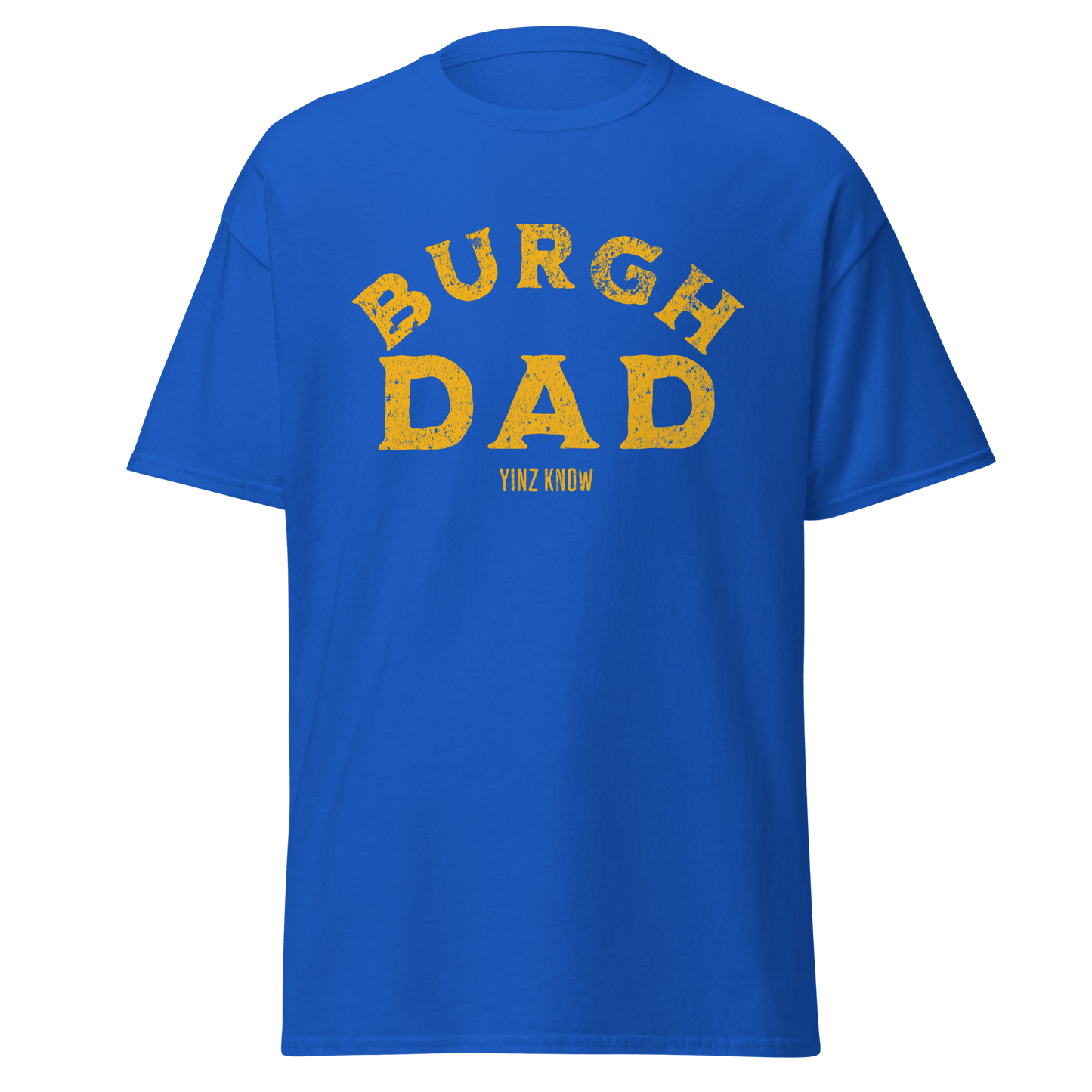 Burgh Dad T-Shirt Yinzergear Royal S 