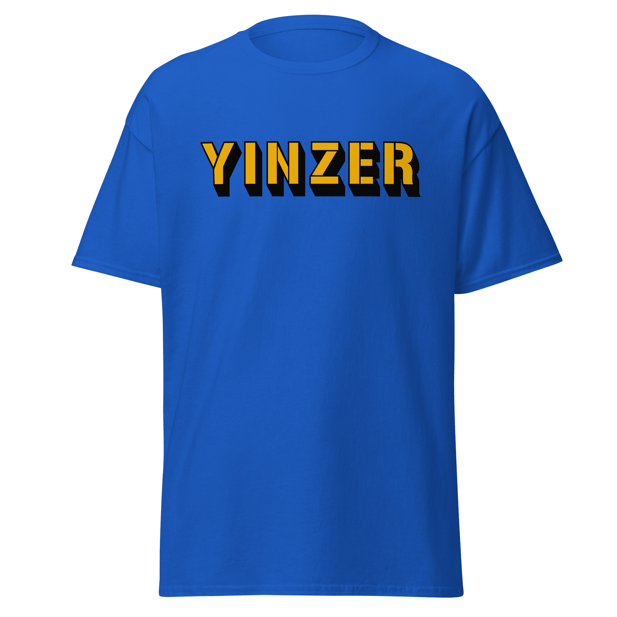Yinzer T-Shirt Pittsburgh tee on royal tee | Yinzergear