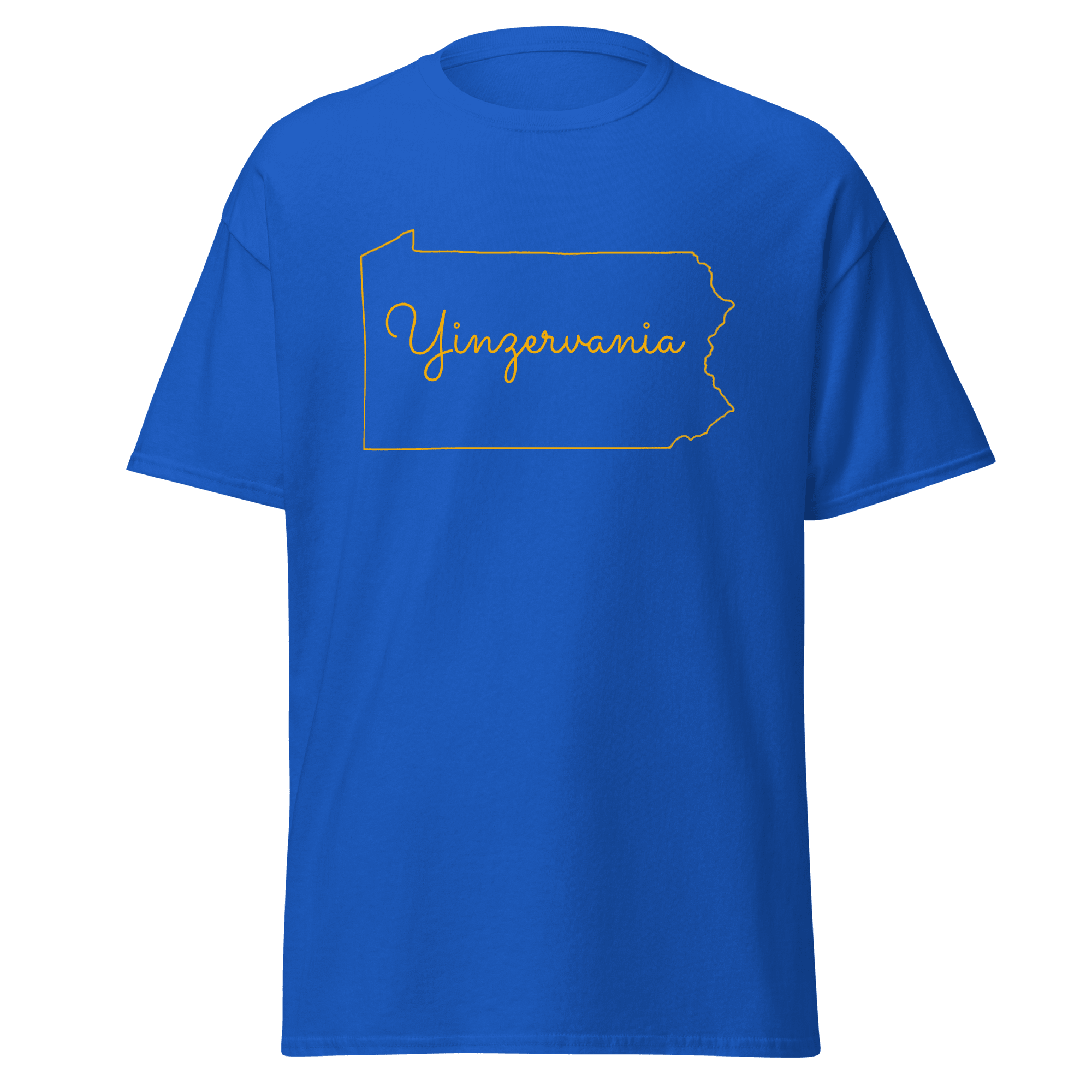 Yinzervania T-Shirt Pittsburgh tee on royal tee | Yinzergear