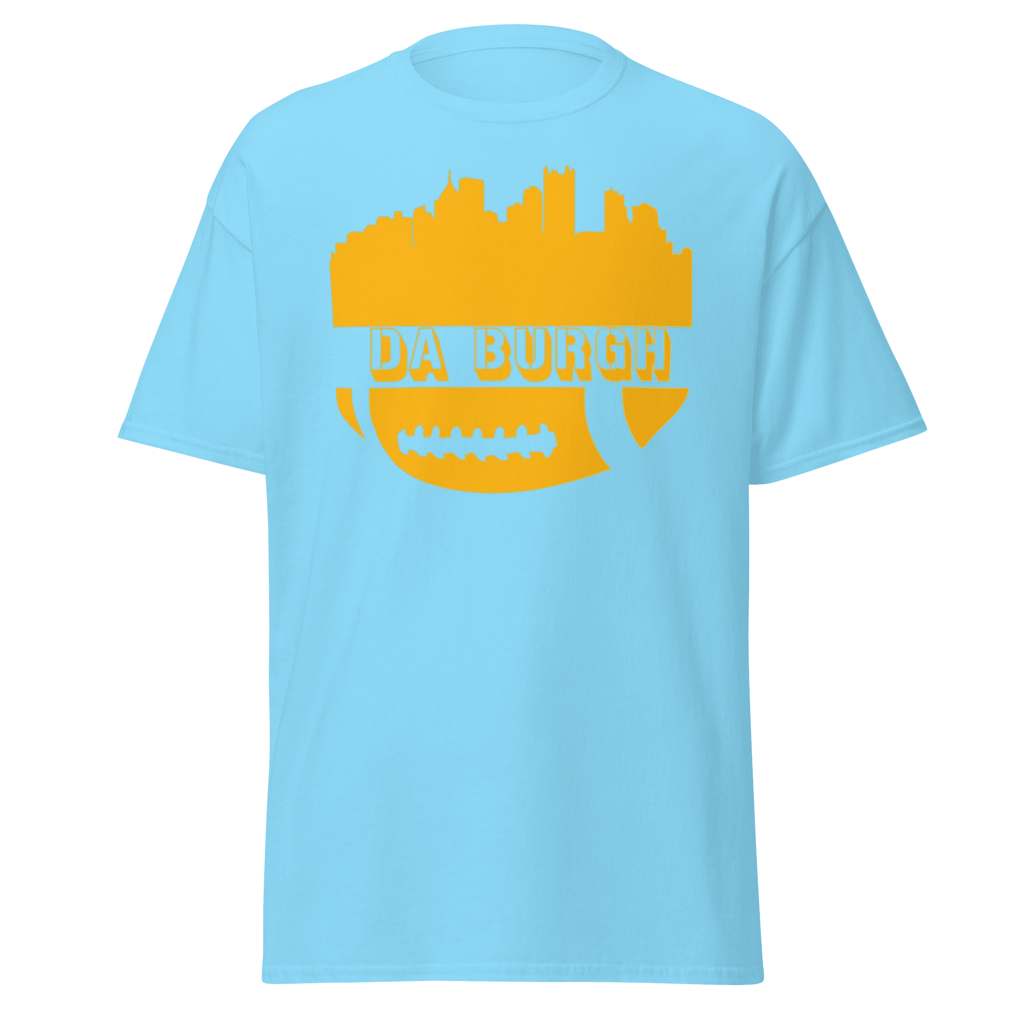 Da Burgh Pittsburgh shirt product image mockup view | Yinzergear