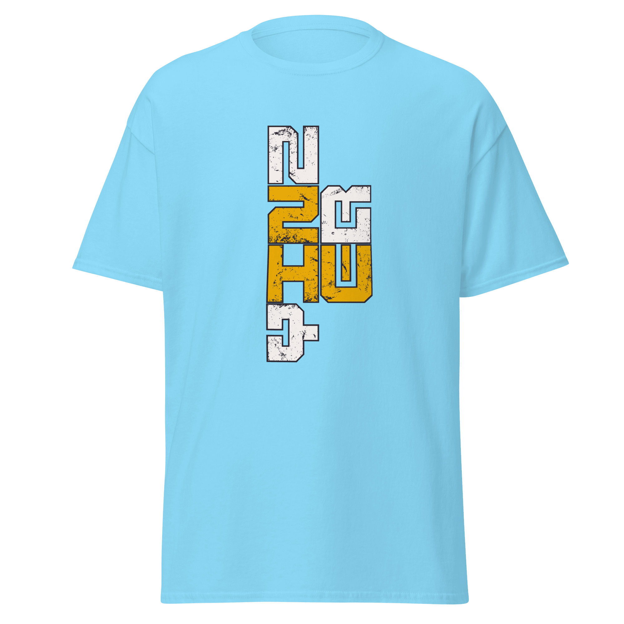 Yinzer Pittsburgh Proud 412 T-Shirt product image mockup view | Yinzergear