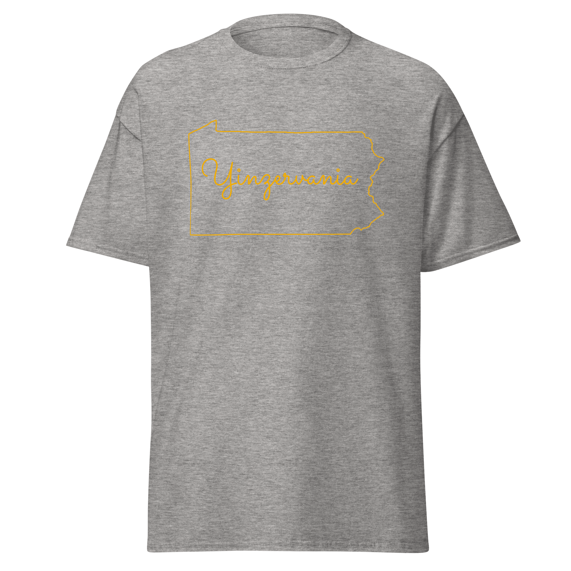Yinzervania T-Shirt Pittsburgh tee on sport gray tee | Yinzergear