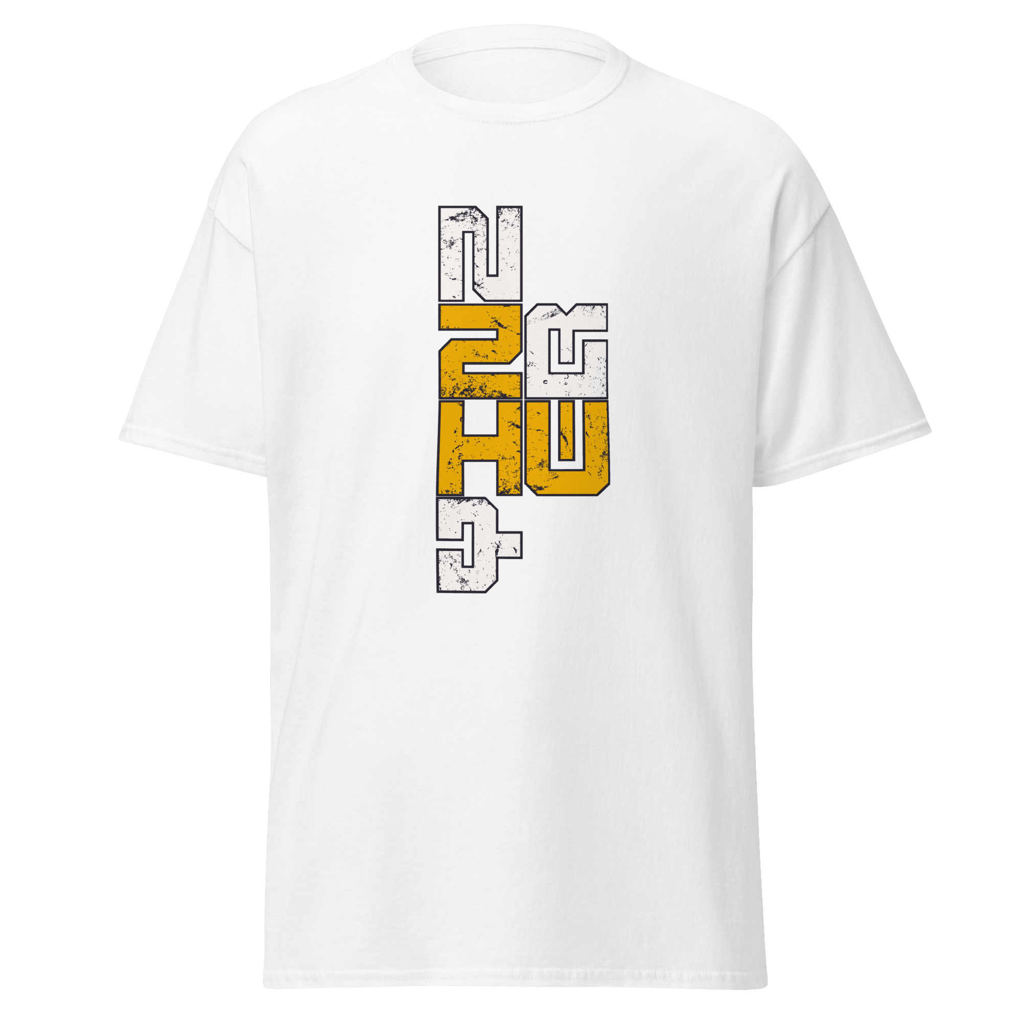 Yinzer Pittsburgh Proud 412 T-shirt on white tee | Yinzergear