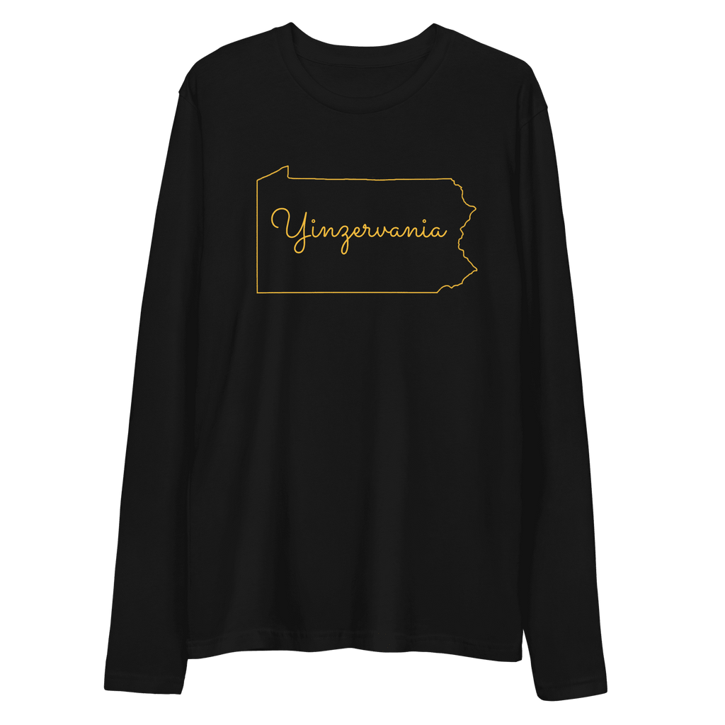 Yinzervania Long Sleeve Shirt Pittsburgh long sleeve shirt on black long sleeve shirt | Yinzergear