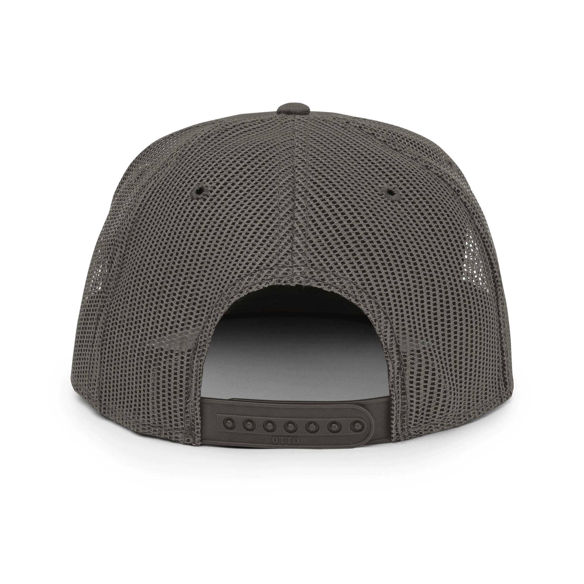 Yinzer mesh back snapback hat Pittsburgh hat in charcoal mockup view | Yinzergear