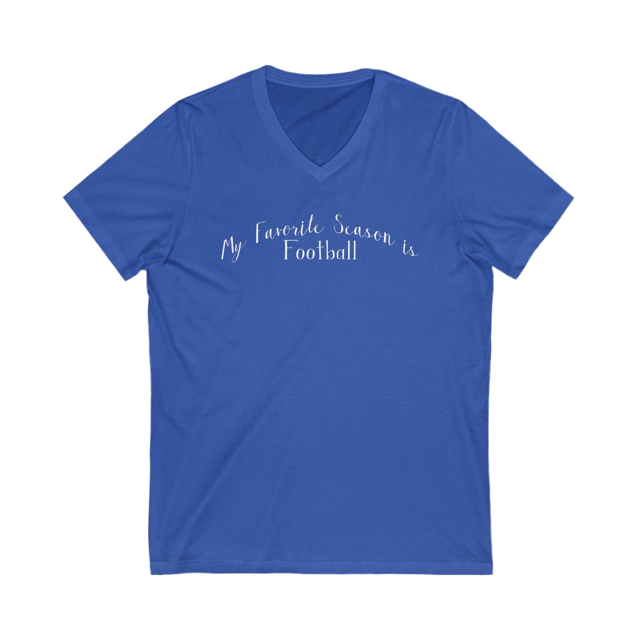 My Favorite Season Is Football V-Neck T-Shirt product image 3