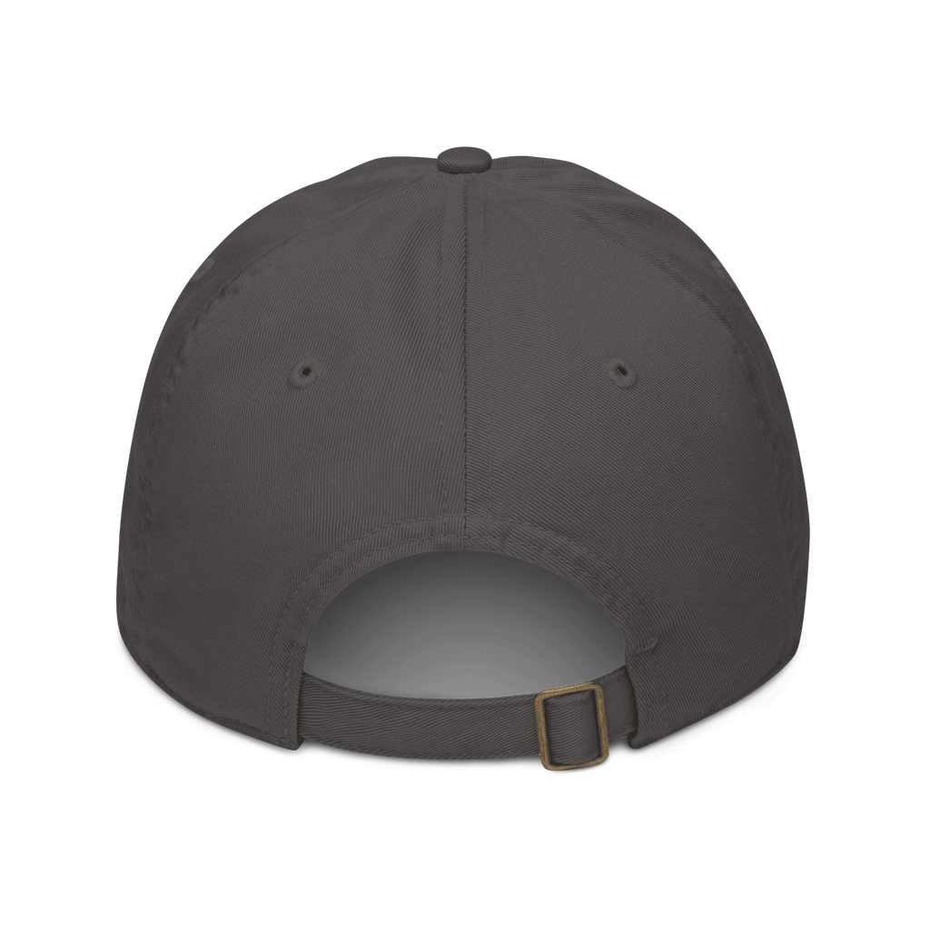 Pittsburgh Est. 1758 Embroidered Baseball Hat in charcoal mockup view | Yinzergear