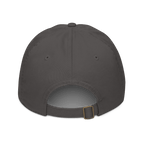 Pittsburgh Est. 1758 Embroidered Baseball Hat in charcoal mockup view | Yinzergear