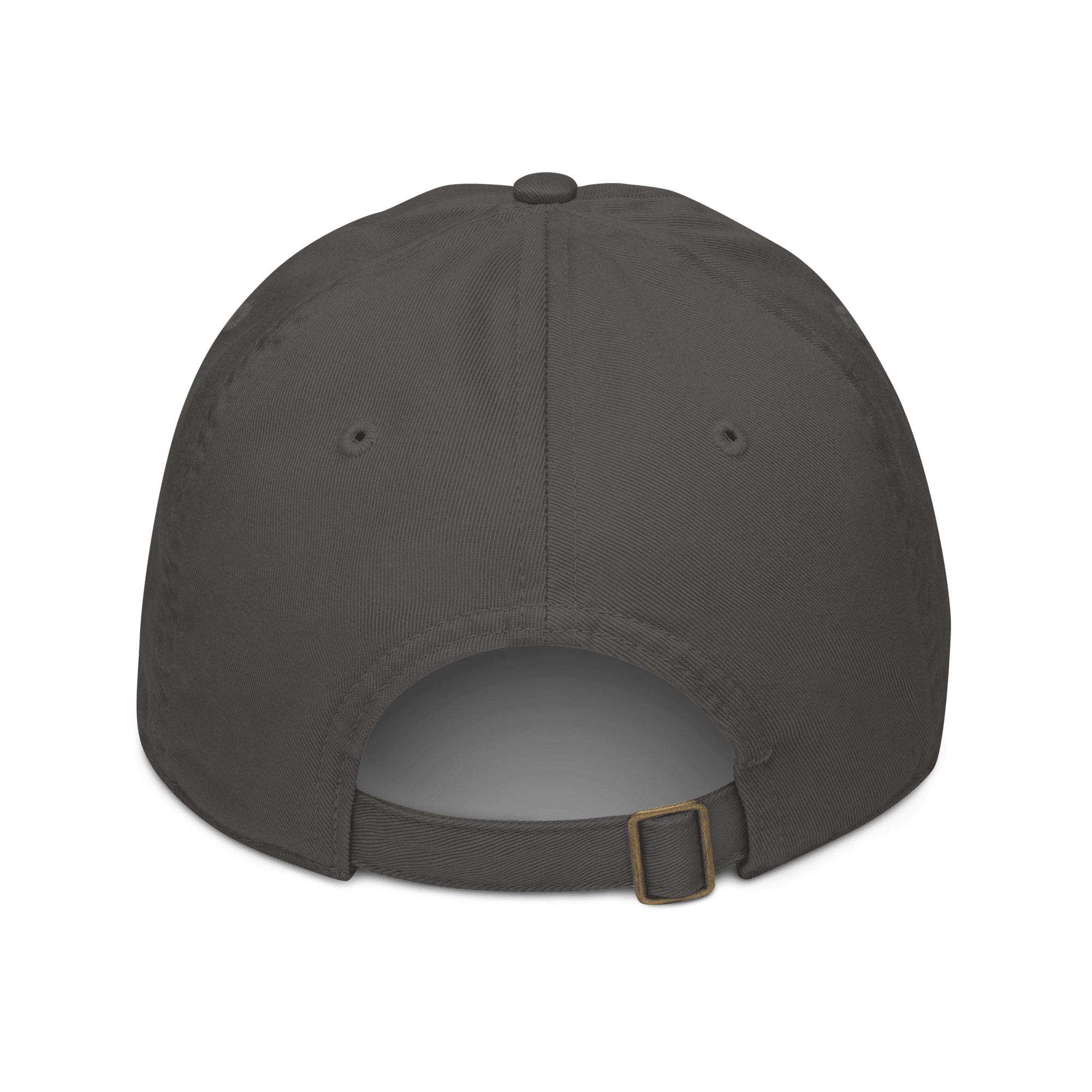 Pittsburgh Est. 1758 Embroidered Baseball Hat in charcoal mockup view | Yinzergear