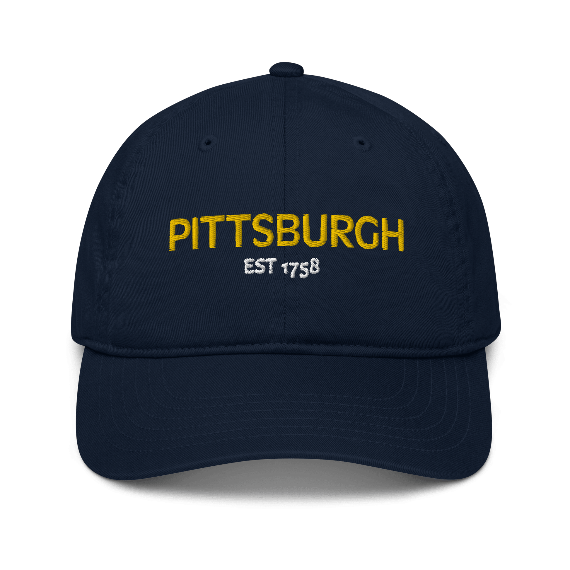 Pittsburgh Est 1758 Embroidered Baseball Hat Yinzergear Pacific 