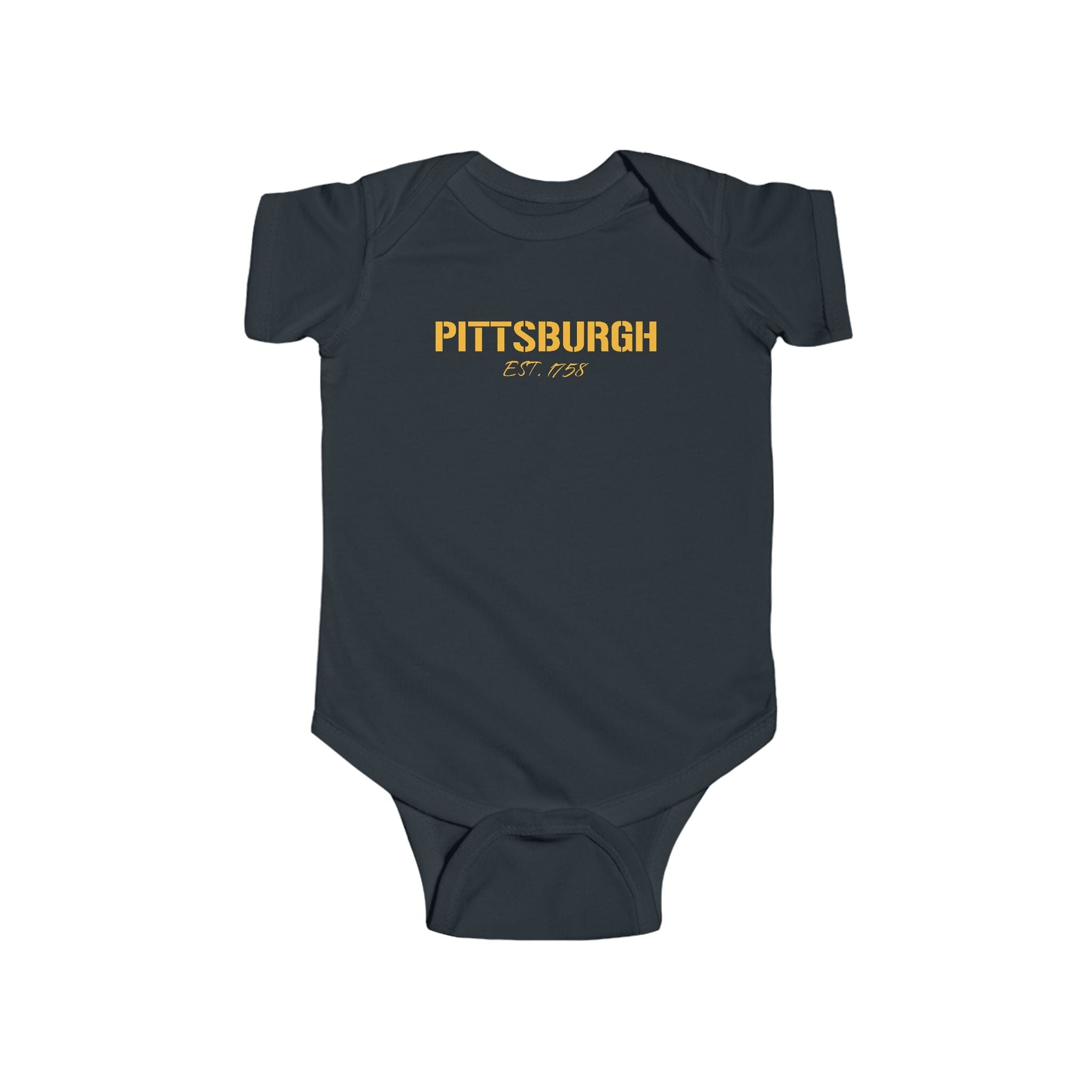 Pittsburgh 1758 baby bodysuit