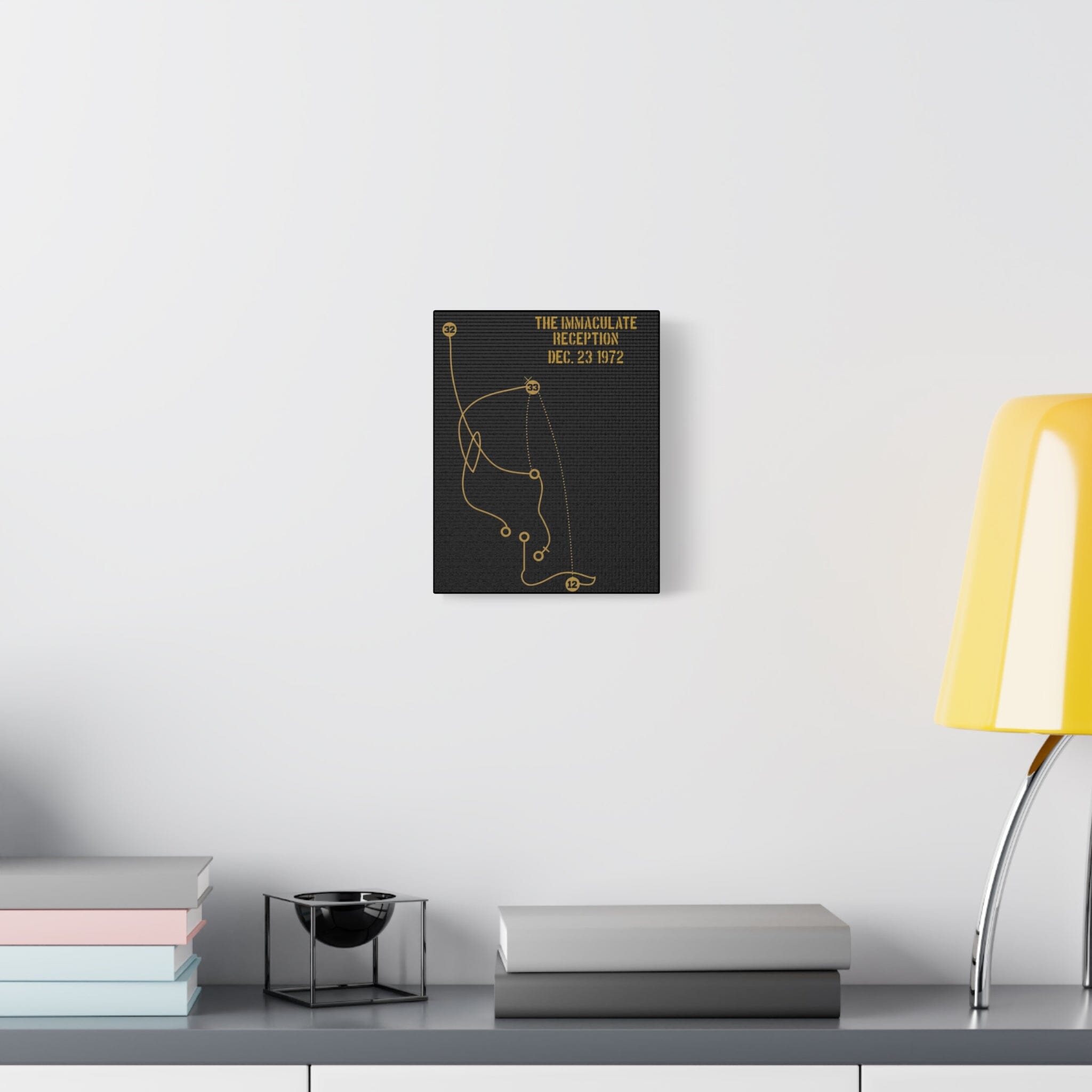 The Immaculate Reception Pittsburgh football canvas product image 10