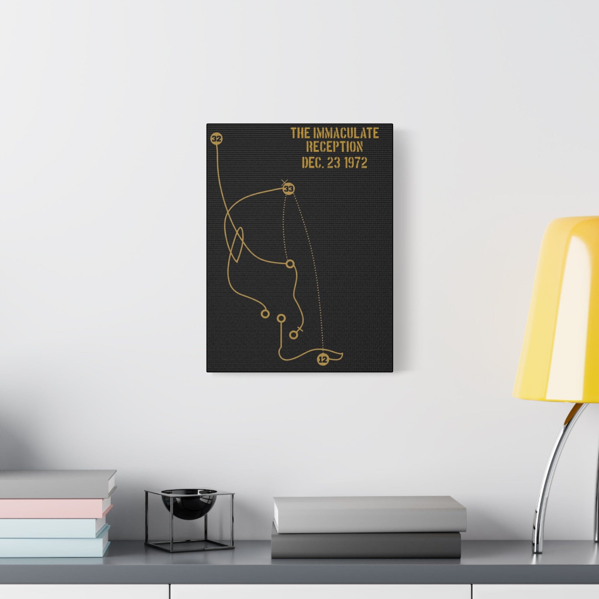 The Immaculate Reception Pittsburgh football canvas product image 22