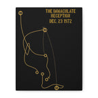 The Immaculate Reception Pittsburgh football historical play canvas wall art