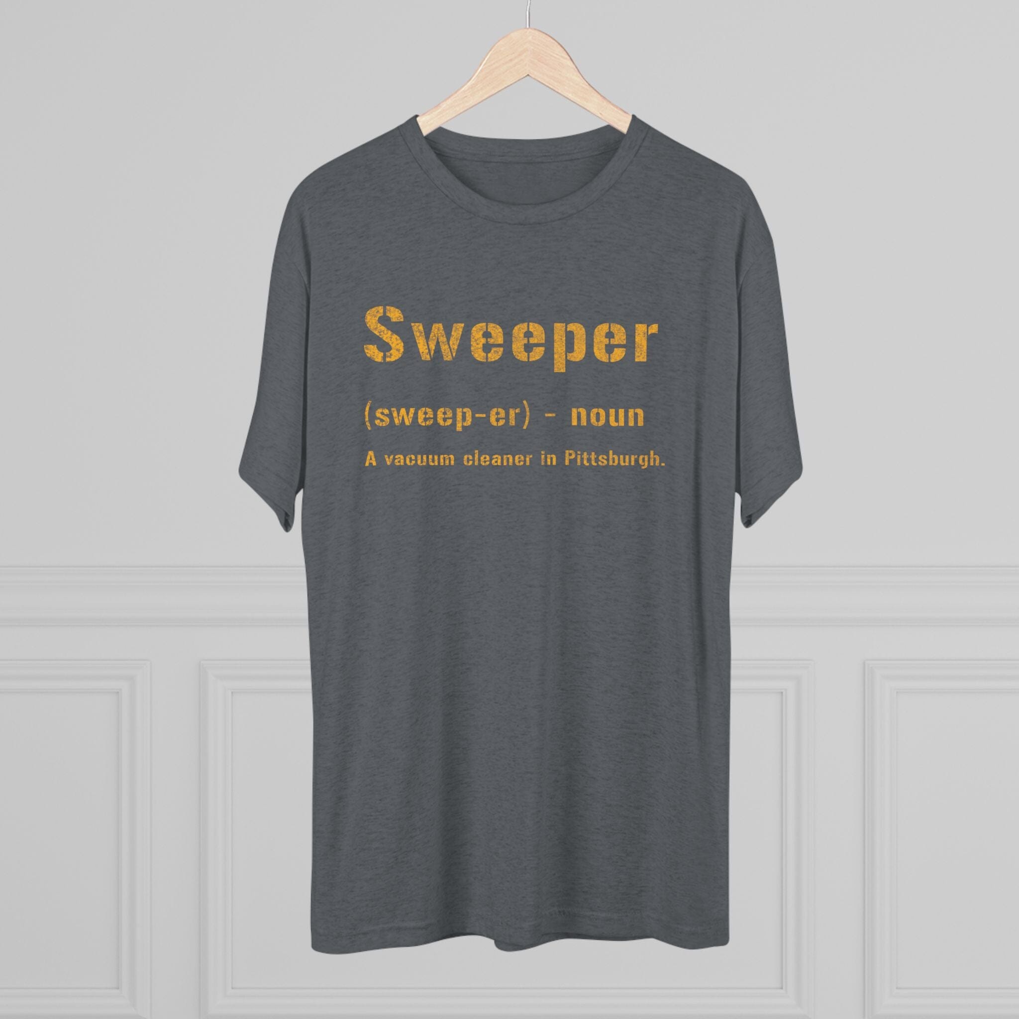 Sweeper Pittsburghese Tri-Blend T-Shirt product image 12