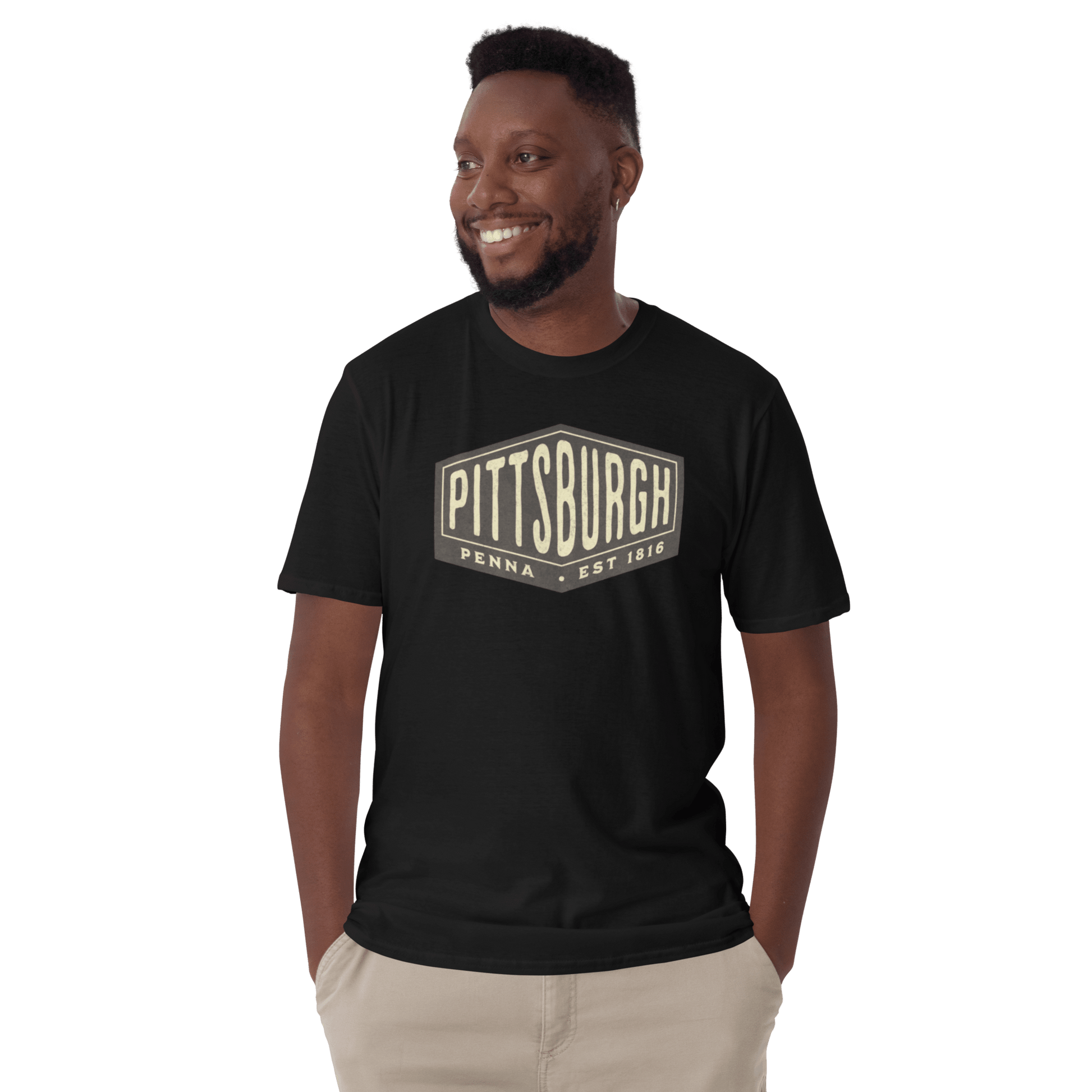 Pittsburgh Penna Est 1816 Vintage Graphic T-Shirt, Steel City Tee, Yinzer Shirt Yinzergear 