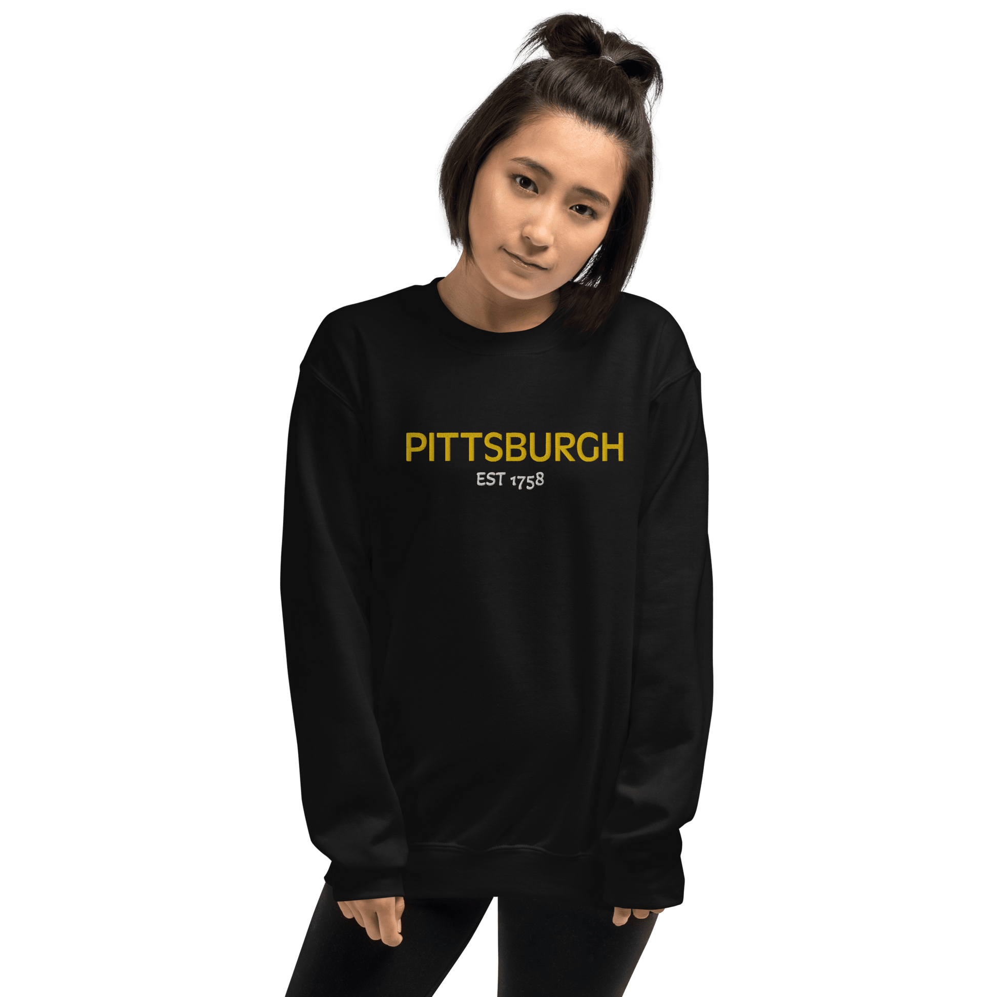Embroidered Pittsburgh EST 1758 Sweatshirt Yinzergear 
