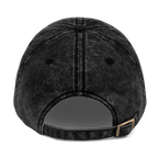 PGH PA Vintage Cap Pittsburgh hat in black alternate view 3 | Yinzergear