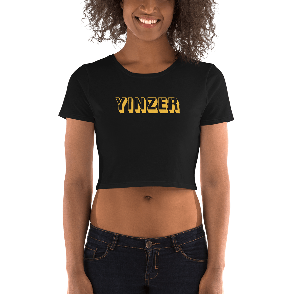 Yinzer Women’s Crop T-Shirt Yinzergear 