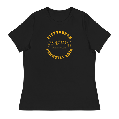 The Burgh Pittsburgh Pennsylvania T-Shirt Yinzergear Black S 