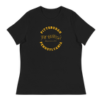 The Burgh Pittsburgh Ladies T-shirt on black tee | Yinzergear