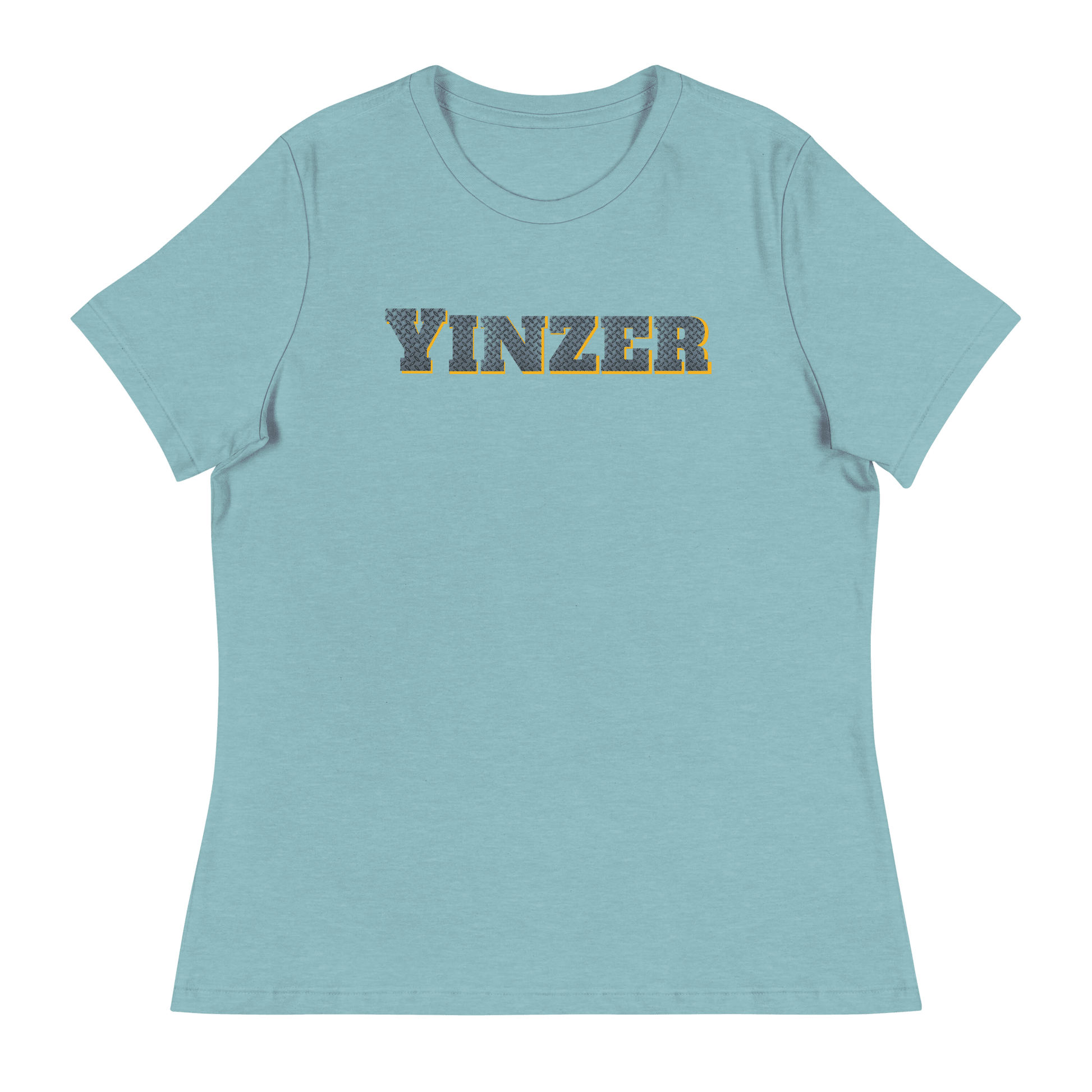 Yinzer Women's T-Shirt Yinzergear Heather Blue Lagoon S 